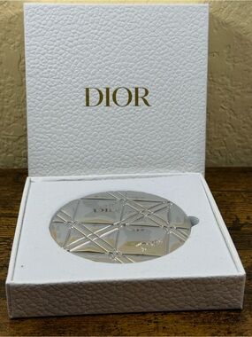 Dior beauty Silver heavy duty Compact Mirror